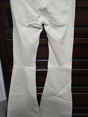 We The Free Cream High-Rise Flare Pants
